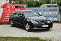 Mercedes-Benz Klasa E E 250CDi Coupe 2.2 CDi 204KM Manual 2010r. Skóra Xenon NAVi Panorama