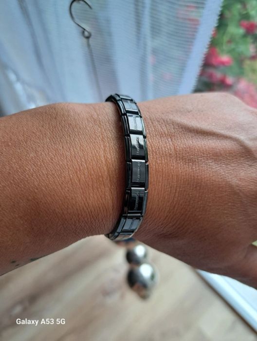 Nowa bransoletka baza Nomination Maybeme czarna