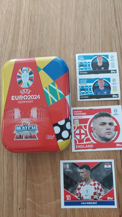 Karty euro 2024 (50kart) + 3 naklejkiki