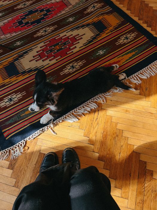 Продам натуральний килим з гуцульським орнаментом