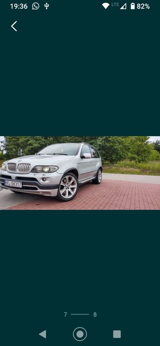 BMW X5 4.8is V8 LPG Automat xDrive • Alufelgi • Hak • Faktury serwisow