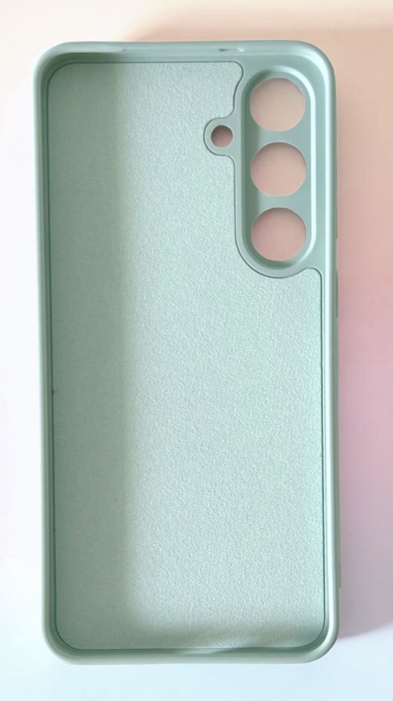 Etui case silikonowe miętowy Samsung s25 plus i s24 plus