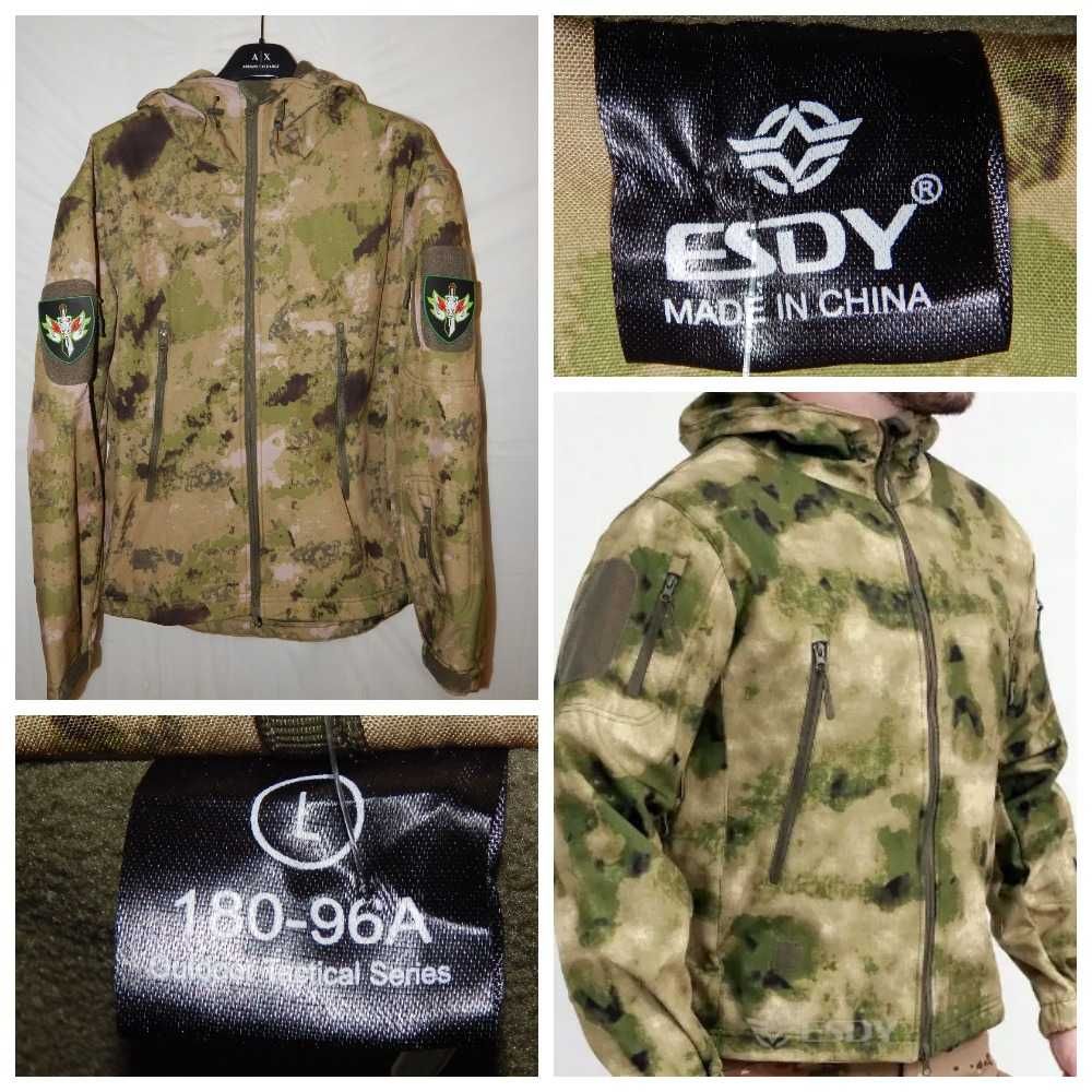 Куртка ESDY Softshell, тактическая 01. A-TACS FG. SIze L