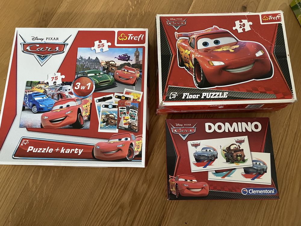 Mega zestaw Cars / Auta Puzzle / Domino