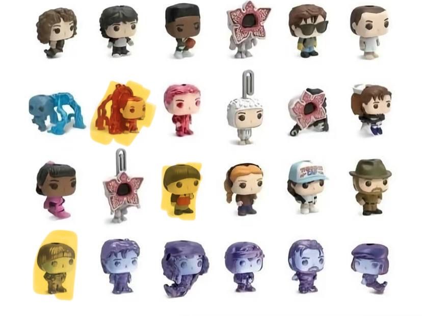 Шукаю фігурок які на пешому фото, готова обміняти на ті що на другому