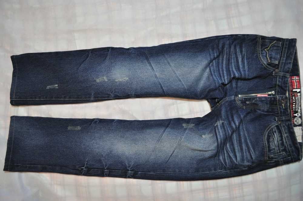 NORWAY GEO 94cm 33/33 męskie spodnie jeansowe stylowe s4