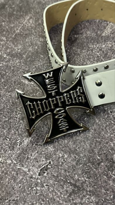 Ремінь west coast choppers belt rap y2k gothic opium archive