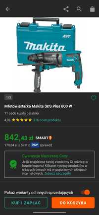 Młotowiertarka Makita SDS Plus 800 W