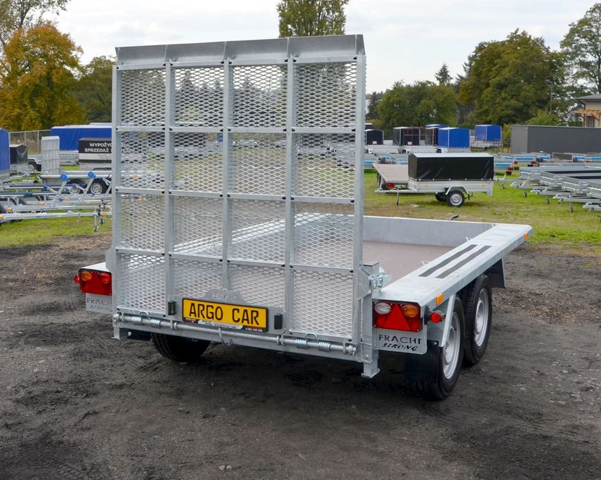 Fracht Karol do transportu koparki,  minikoparki, sprzętu budowlanego, ciężarowa, hamowana, SPAWANA!