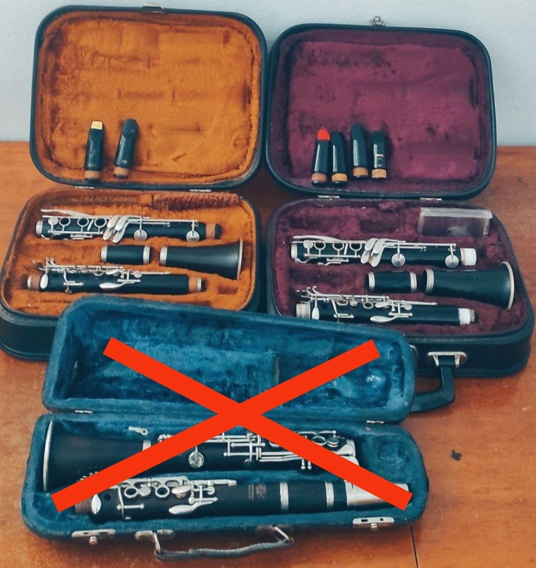 Кларнет Amati, Noblet Paris, Vandoren B45, Viotto B3+