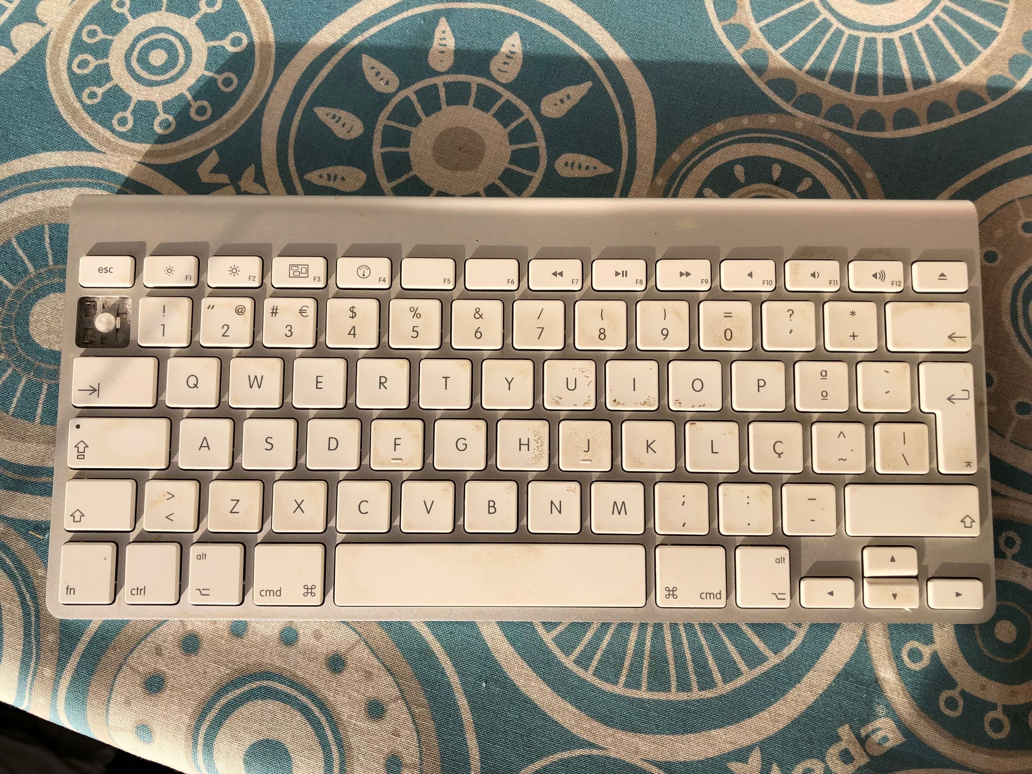 Teclado Apple para iMac vintage sem fios/wireless