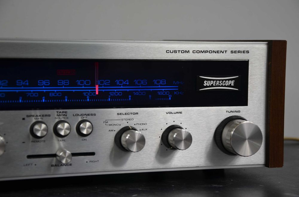 Marantz Superscope R-1220 Amplituner stereo srebrny