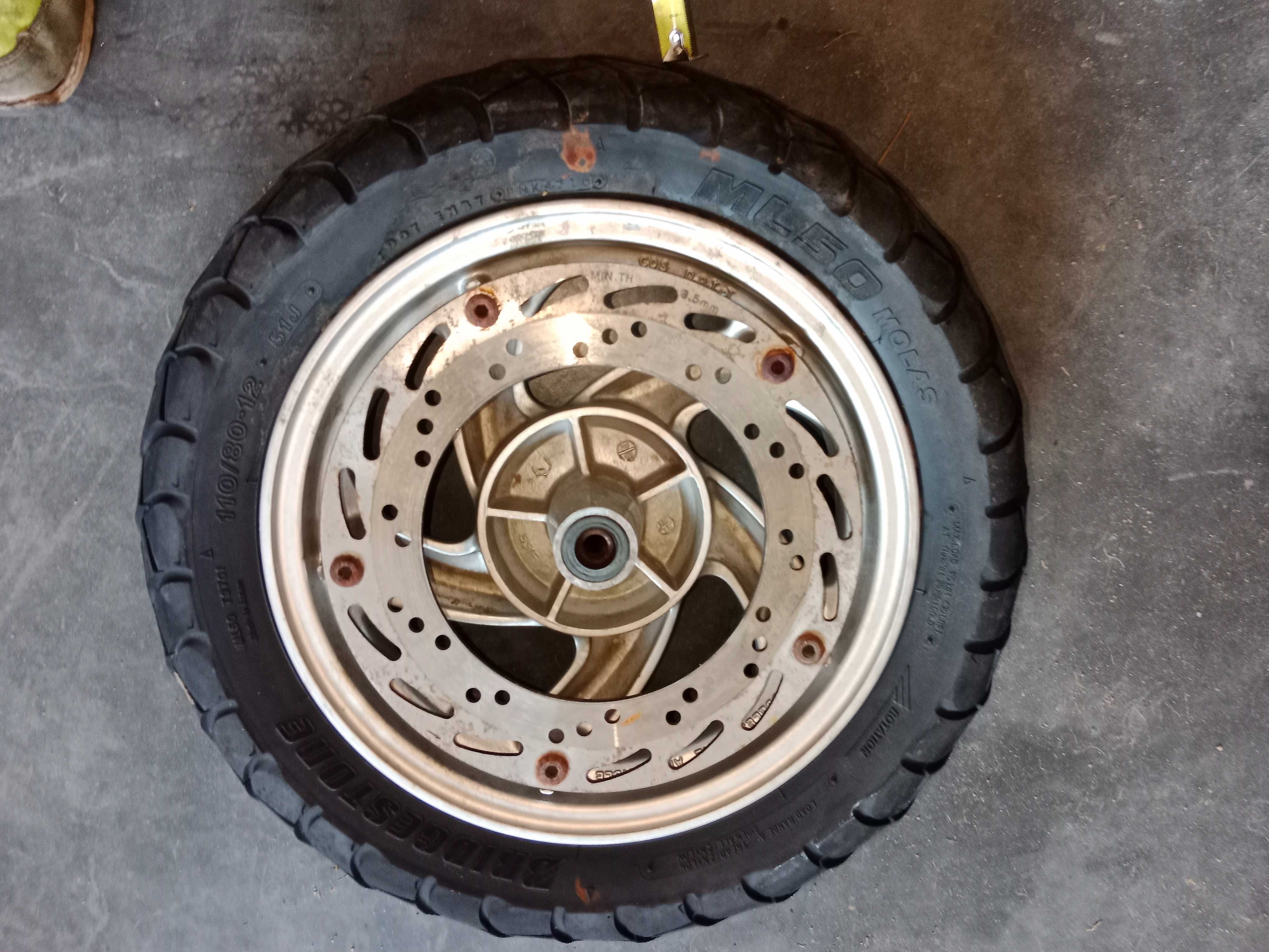 sym vs125 vs 125 koło felga przód przednia tarcza hamulcowa 12x2,5