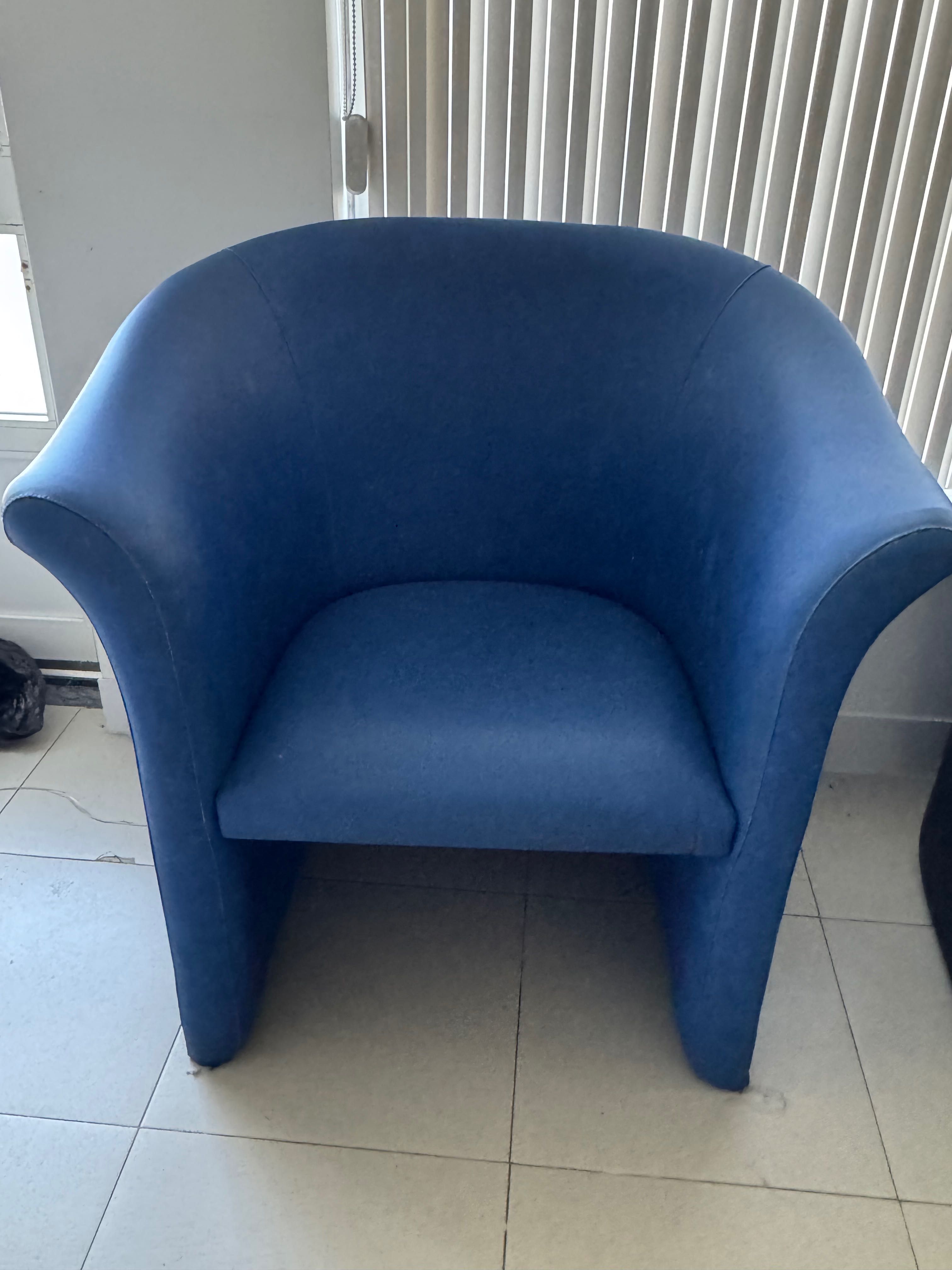Sofá azul como novo