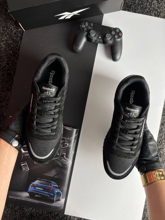 Чоловічі кросівки рібок Reebok Classic New Black [41,42,43,44,45,46]