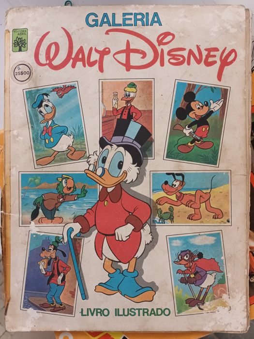 Caderneta cromos antiga walt disney