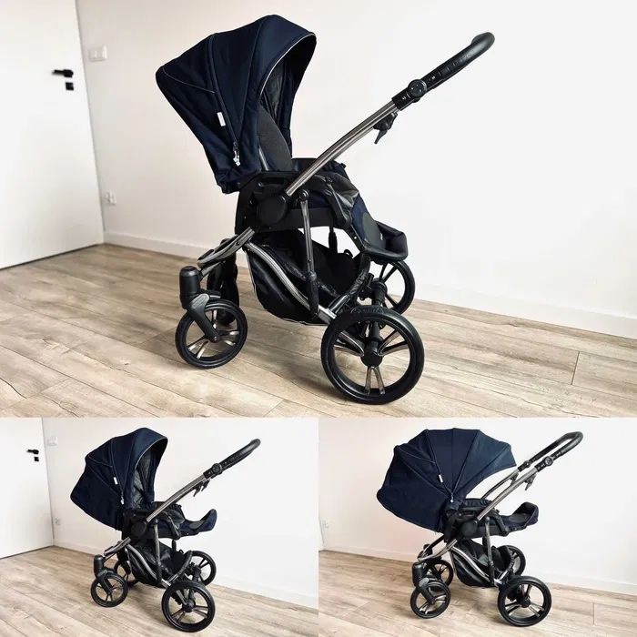 Wózek dziecięcy 2w1 Bebetto Bresso Premium Class