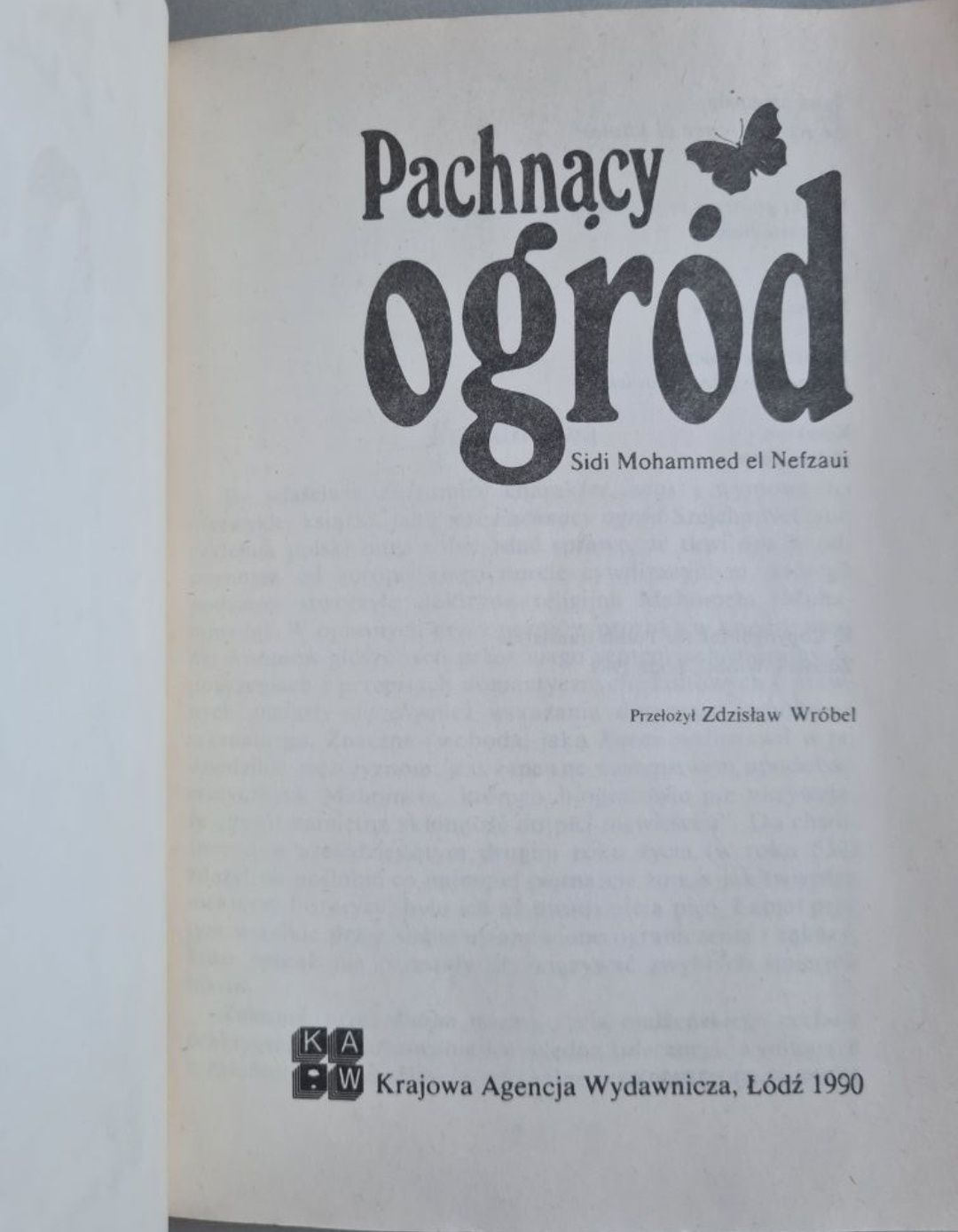 Pachnący ogród - Sidi Mohammed el Nefzaui