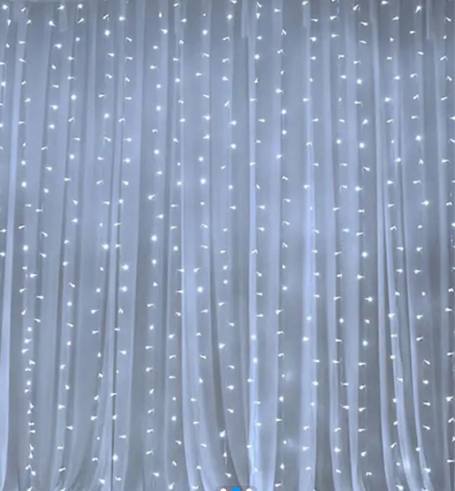 ‼️РОЗПРОДАЖ‼️Гірлянда водоспад ( штора ) 3*2 у 3 кольорах