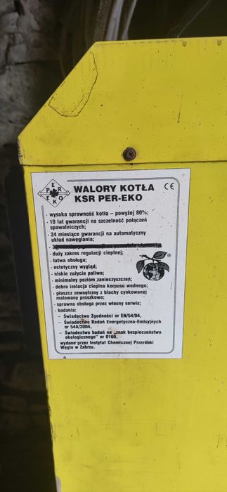 Części do pieca PER-EKO rok produkcji 2005