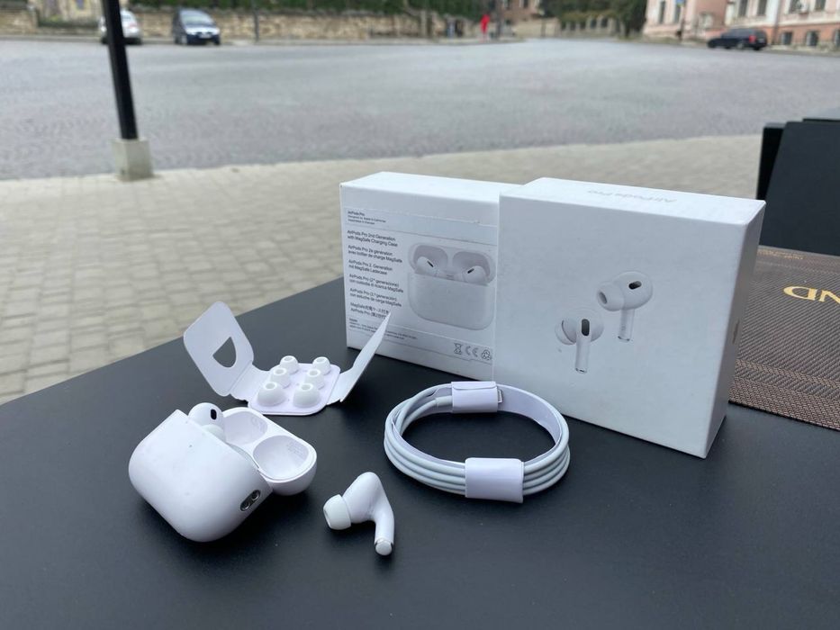 Airpods pro 2, з шумоподавом + гарантія 32 дні