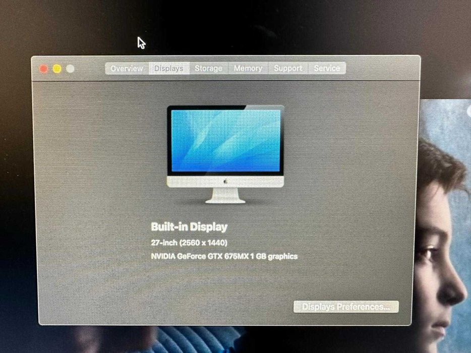 Apple iMac 27cali dysk240GB late2012