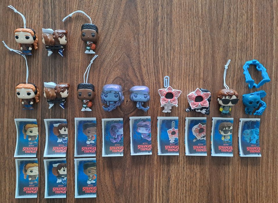 Bonecos Funko Pop Stranger Things Kinder Joy