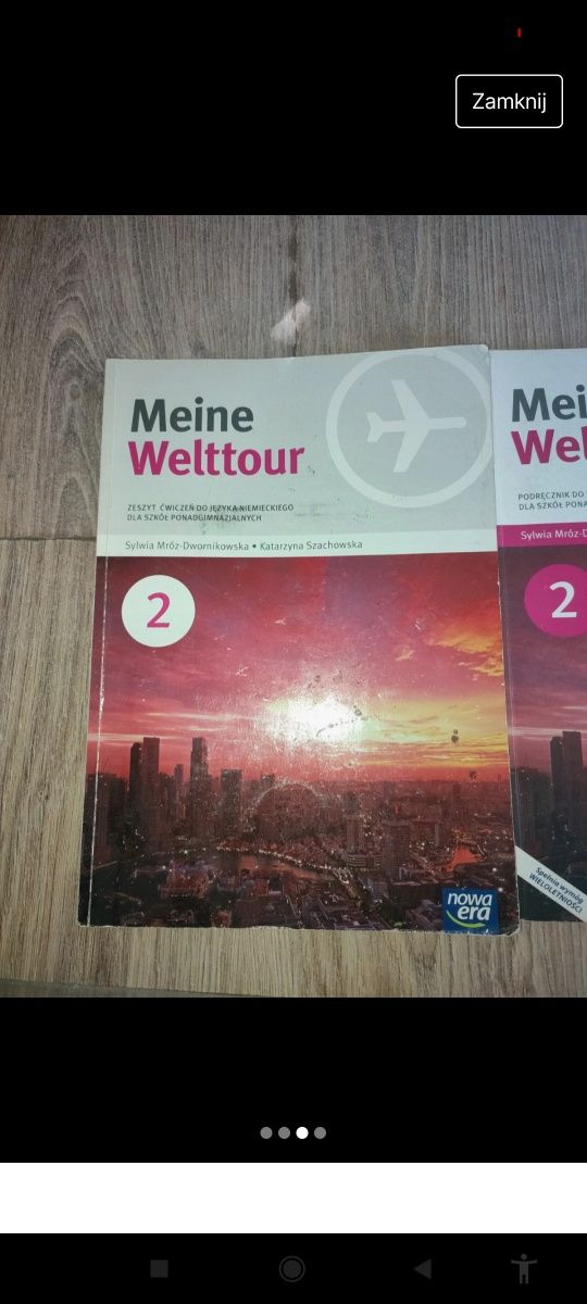 zestaw Meine Wlttour 2 - podręcznik, ćwiczenia Nowa Era do języka niem