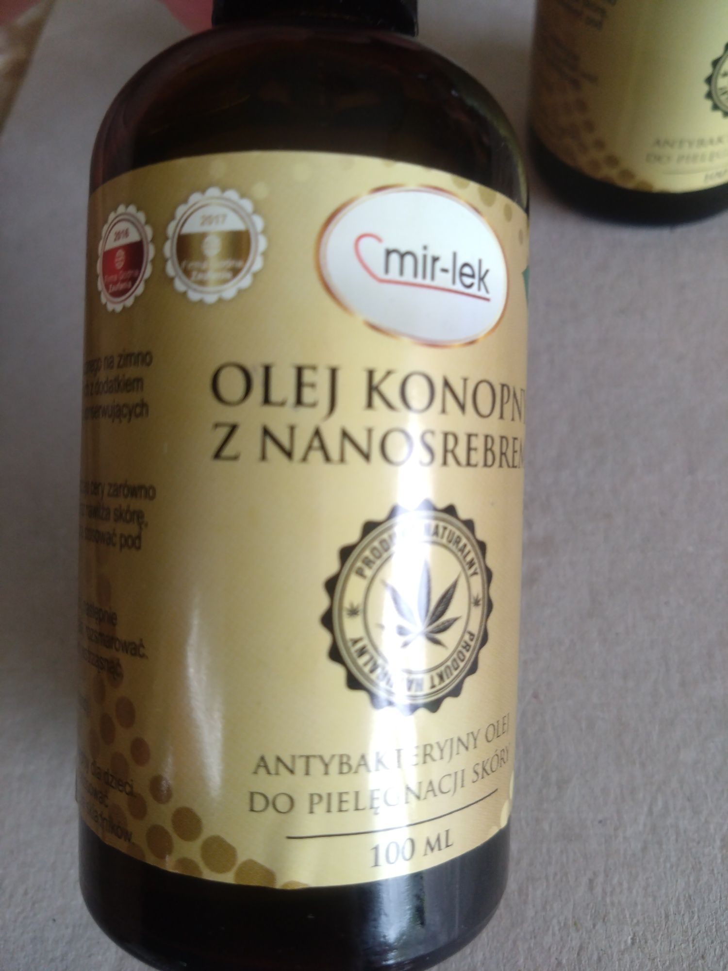 Olej Konopny z Nanosrebrem 100 ml Mir-Lek