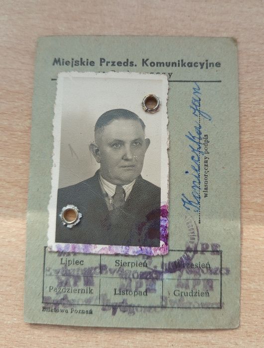 Legitymacja Miejskie Przedsiębiorstwo Komunikacyjne