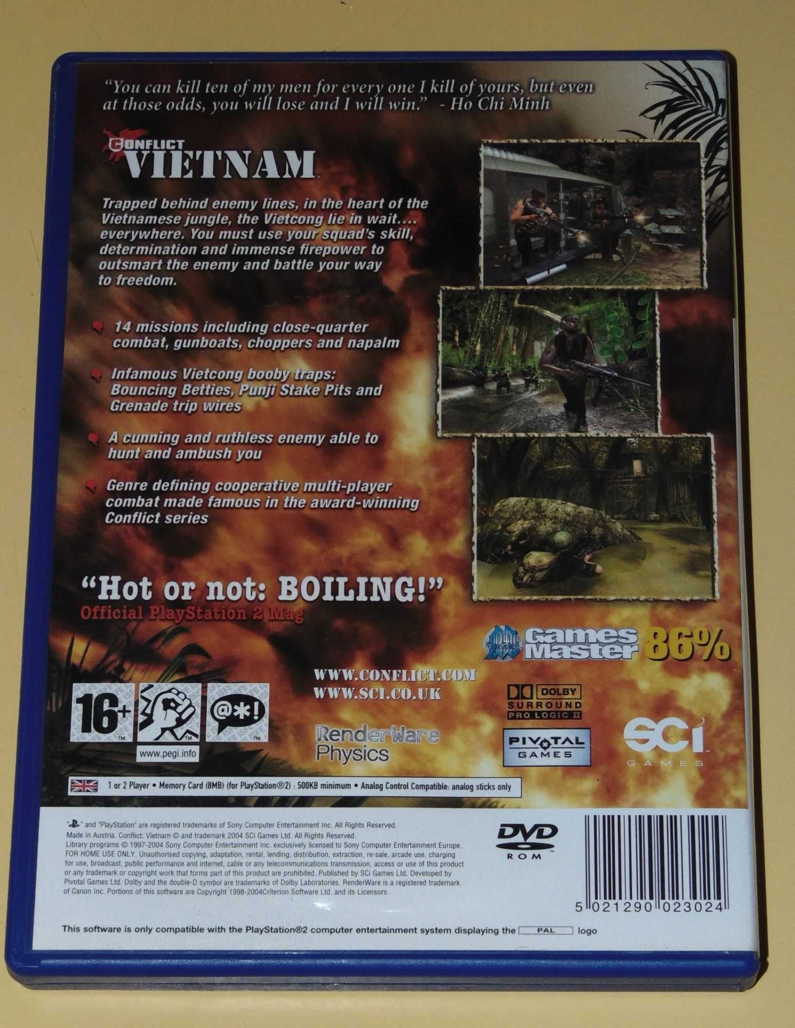 Conflict Vietnam gra na PlayStation 2 - stan BDB