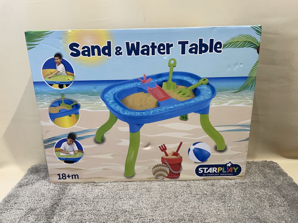 STAR PLAY Stolik do zabawy piaskiem i wodą Star Play 18m+