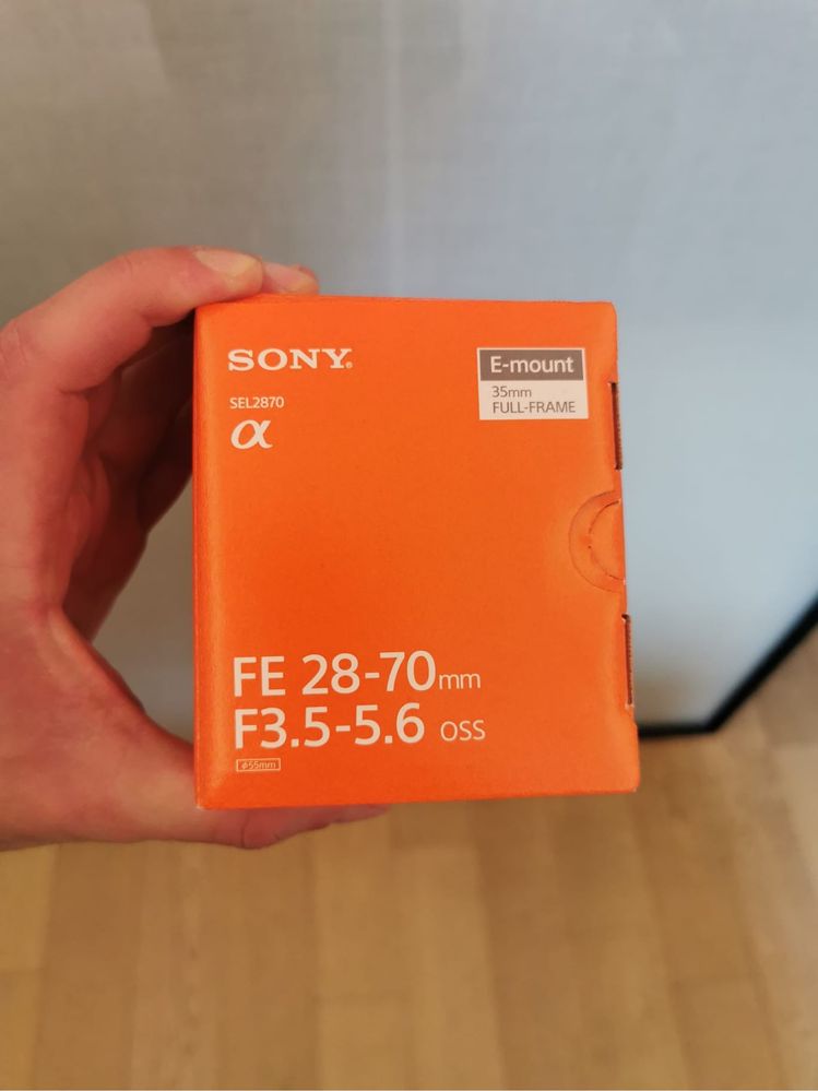 Objetiva Sony FE 28-70mm F3.5-5.6 OSS – NOVA, SELADA