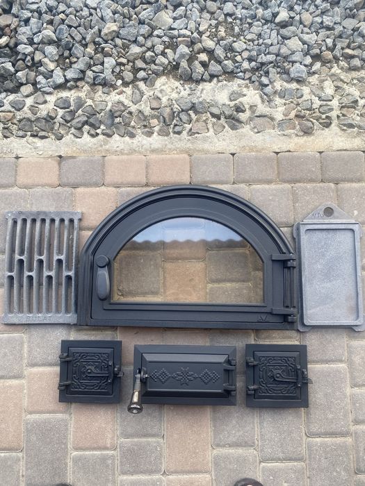 Дверки барбекю,печная дверца ,пічні  дверцята, дверці зі склом,камин