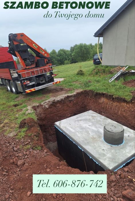 Zbiornik Betonowy Montaż Gratis Szambo - dostwa cały kraj