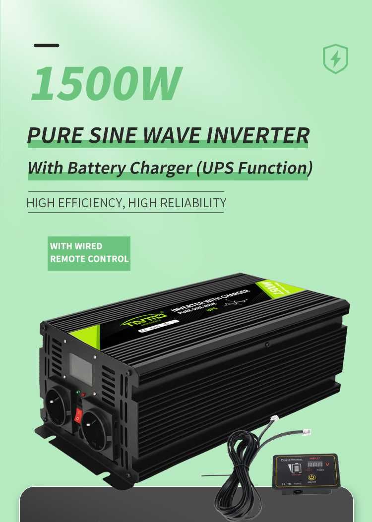 ДБЖ 1500W-3000W Пік ИБП Інвертер Инвертер Инвертор Інвектор Інвертор