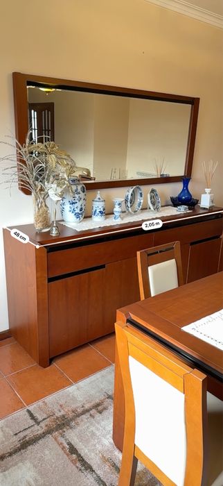 Conjunto de Sala de Jantar – Madeira Maciça