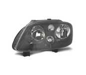 FAROL ESQ VOLKSWAGEN VW CADDY 04-10 TOURAN 03-06 FUNDO PRETO
