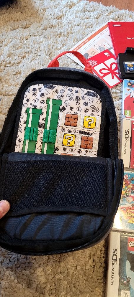 Konsola Nintendo 3DS+plecak gry