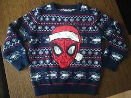 Sweterek świąteczny Spiderman