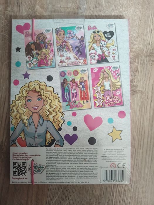 Nowy szkicownik dla dziewczynki