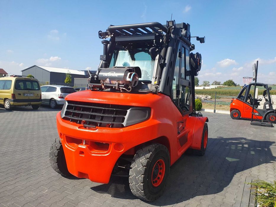 Wózek widłowy Linde H80T-03/900 Triplex 5,45m Wolny Skok H70 H100 H60