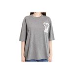 Футболка AMI Paris Exclusive Ami De Coeur T-Shirt Grey