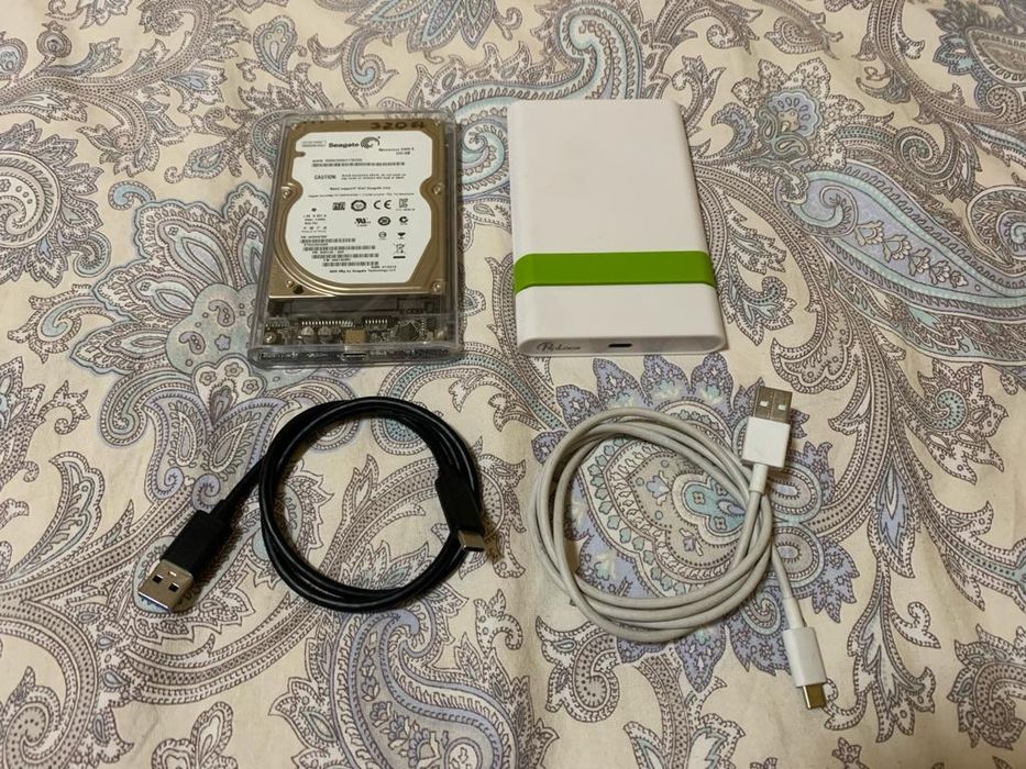 Usb HDD карман, винчестер, SATA, 320, 512Гб, состояние илеальное!