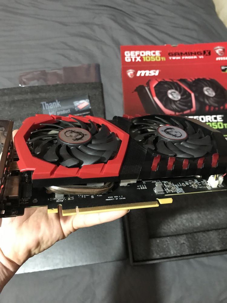 Відеокарта MSI 1050 TI GAMING X 4 GB