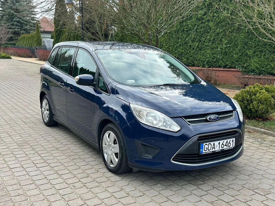 Ford Grand C-MAX 7 Miejsc, Klimatyzacja, Podgrz. fotele, Salon Polska, Niski Przebieg!