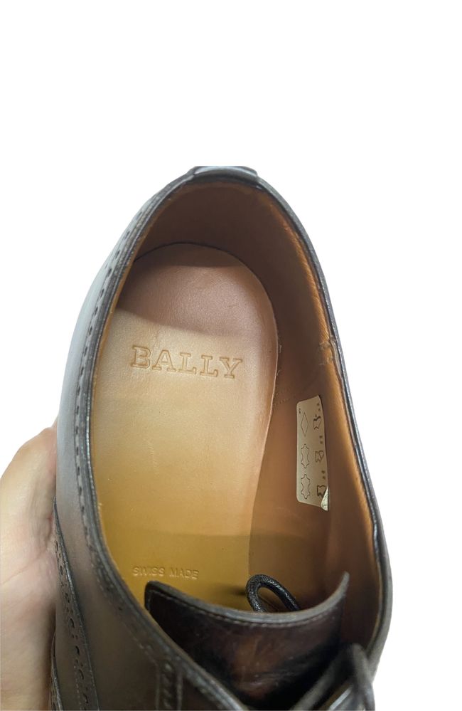 Bally броги мужские туфли оксфорд