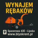 Wynajem rębaka do gałęzi – spalinowy, mobilny – Lipsko i okolice