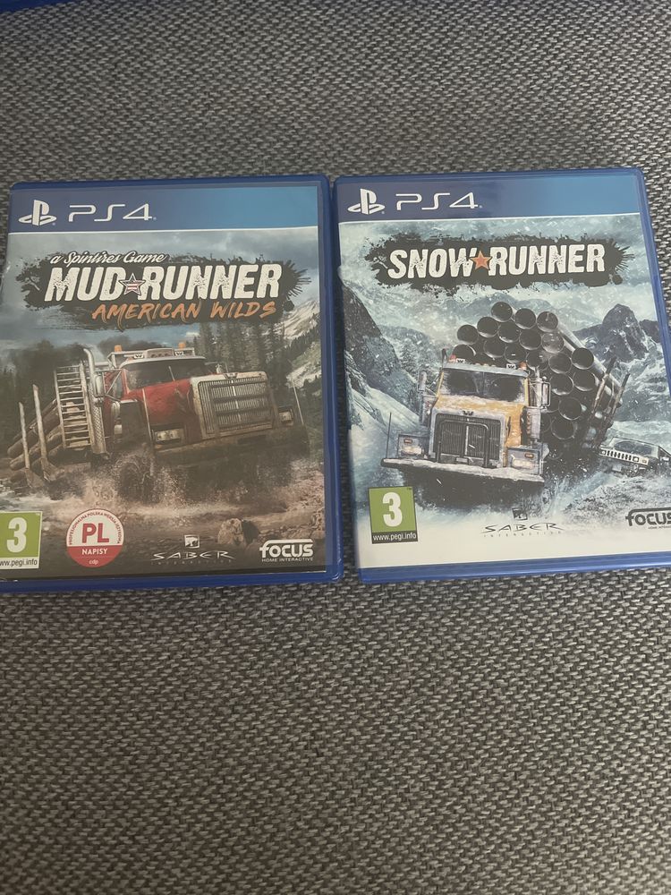 Gry na PS4 Mud Runner i Snow Runner