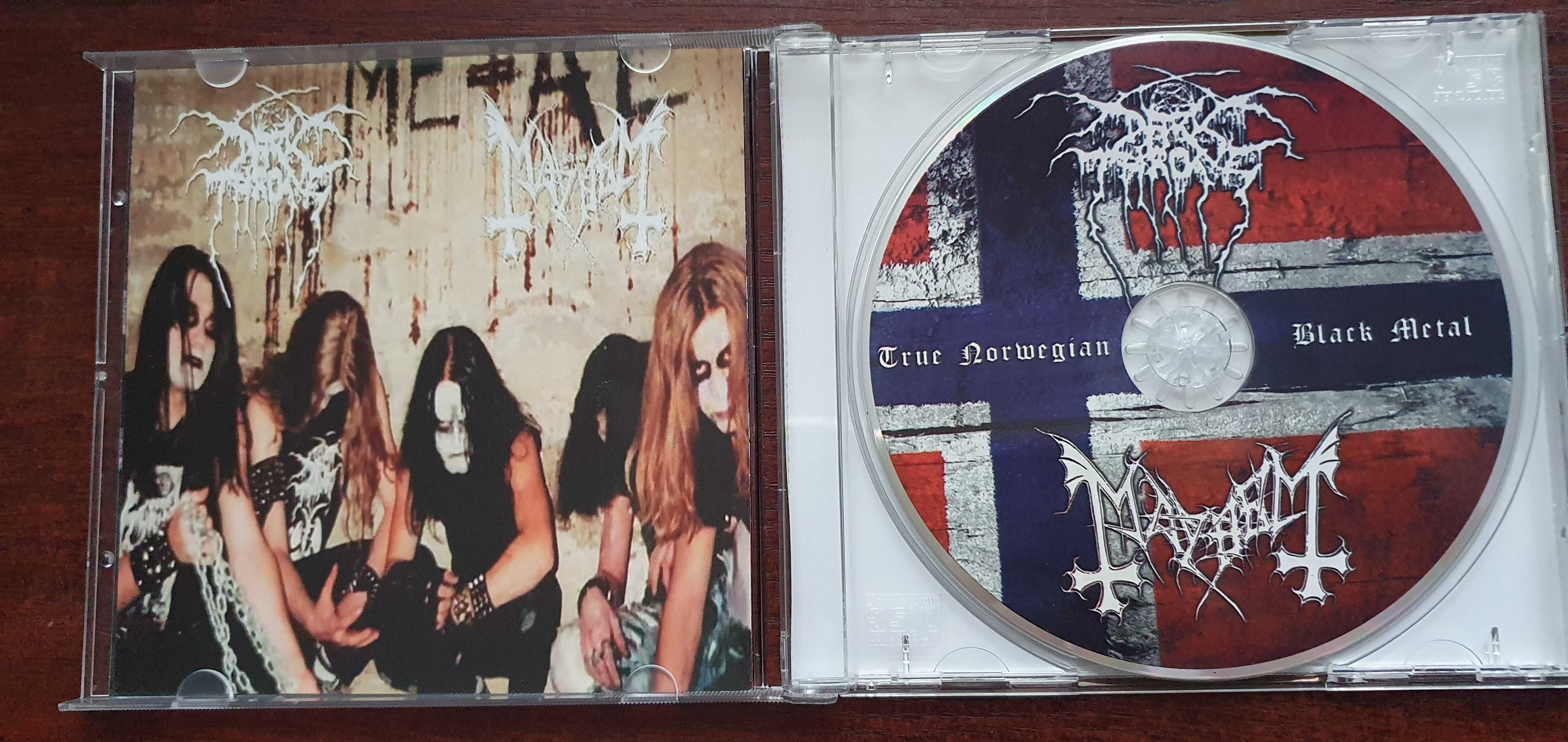 Darkhtrone / Mayhem " The True Norwegian Black Metal " cd  black metal